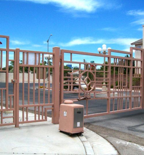 Poarta metalica pietonala + auto